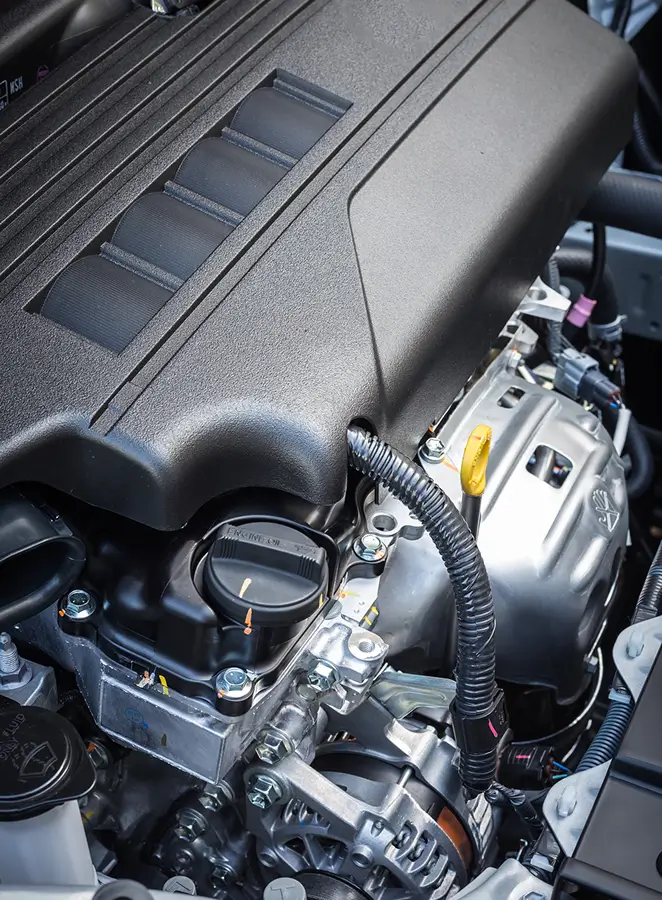 Reduced engine vibration